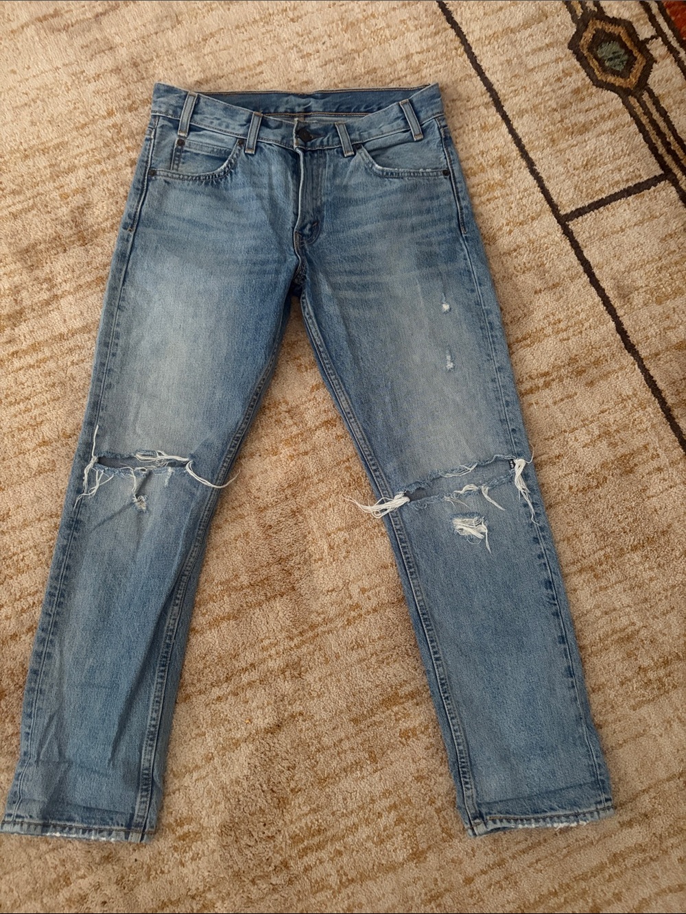 Levi Strauss 505 jeans orange tag